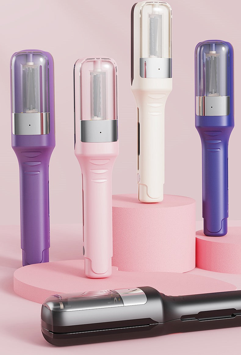 Cortapuntas inalámbrico en morado, rosa, blanco, azul y negro